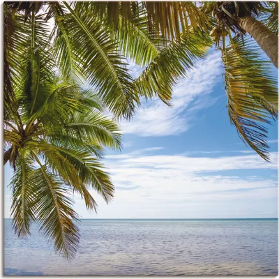 Produktbild von ARTland Leinwandbild Florida Keys Das Meer Größe: 70x70 cm