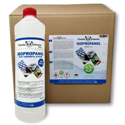 Produktbild von PandaCleaner Isopropanol/Reinigungsalkohol - 12000ml - Reinigungsflüssigkeit für Haushalt, Handwerk & Industrie