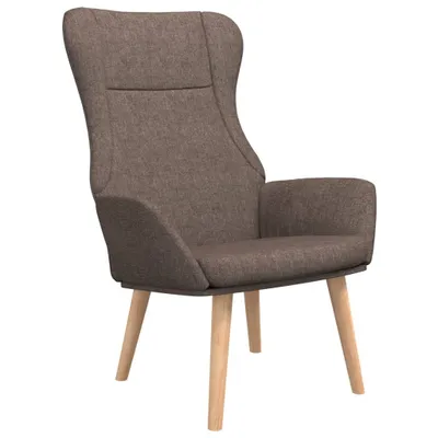 Image de vidaXL Fauteuil relax Taupe Tissu