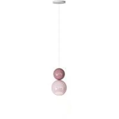 Image de Plafonnier LED de style scandinave, couleur crème, réglable en hauteur, pour chambres à coucher, salons et lampes de chevet.