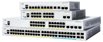 Image de Cisco Catalyst 1300X-24P-4X - Commutateur - L3 - géré - 4 x 10 Gigabit SFP28 + 24 x 10/100/1000 (PoE+) - montable en rack (385 W)