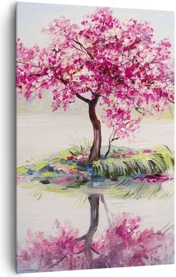 Produktbild von Bild auf Leinwand - Leinwandbild - Einteilig - Baum Abstraktion - 80x120cm - Wand Bild - Wanddeko - Wandbilder - Leinwanddruck - Wanddekoration - Leinwand bilder - Wandbild - PA80x120-3805
