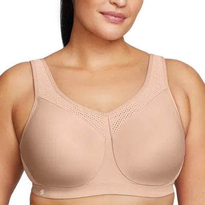 Produktbild von Glamorise Damen Wonderwire-Sport-BH Hohe Belastung, Haut,105F
