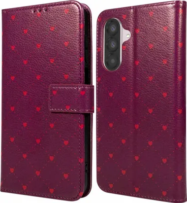 Zdjęcie produktu dla imoshion Design Bookcase dla Samsung Galaxy A36 - Crush Check Coral Dust