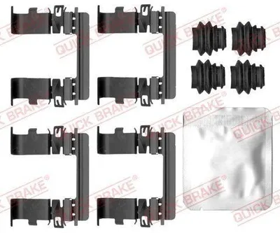 Produktbild von QUICK BRAKE 109-0185 Zubehörsatz Scheibenbremsbelag Vorne für HYUNDAI Tucson (NX4, NX4E) für KIA Sportage V (NQ5)