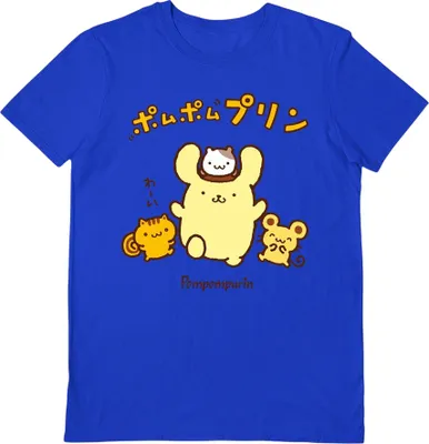 Produktbild von Sanrio - "4 Friends" T-Shirt für Herren/Damen Uni PM10902 (S) (Blau)