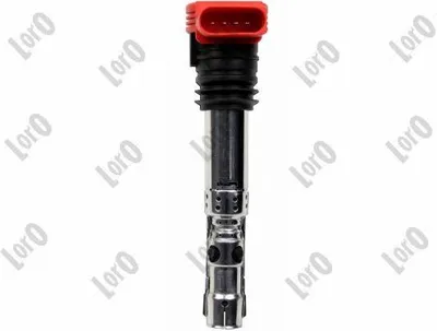 Produktbild von Zündspule 122-01-020 mit 1- und 4-poliger Anschlussvariante und SAE-Stecker
