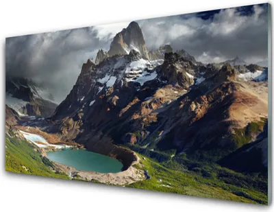 Produktbild von Acrylglasbilder 100x50 Wandbild Druck Gebirge Bucht Landschaft