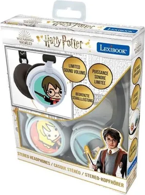 Image de Casque Stéréo Filaire Pliable Harry Potter, Limitation Volume 85dB, Compatible Lecteurs Audio Vidéo