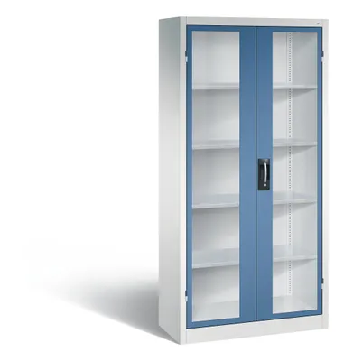 Produktbild von C+P Flügeltürenschrank Acurado, H1950xB930xT400mm, 7035/5023