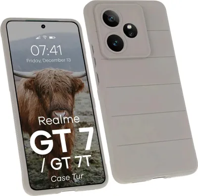 Produktbild von Robuste Handyhülle für Realme GT 7 / 7T, Bizon Case Tur, Hellgrau