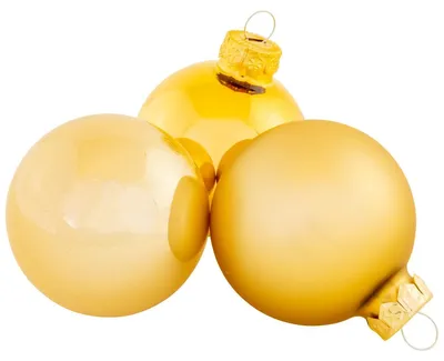Immagine prodotto di Set di 16 decorazioni per albero di Natale in vetro oro Ø 80 mm