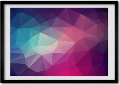 Produktbild von Bild - Bilder - Bilderrahmen - 70 cm x 50 cm - MDF-Rahmen, Wandkunst Abstraktion Hintergrund