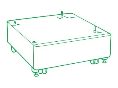 Produktbild von Lexmark - Druckergehäuse mit Gießmaschinenfuß - für Lexmark C9235, CS921, CS923, CX920, CX921, CX922, CX923, XC9225, XC9235, XC9245, XC9255