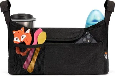 Produktbild von Buggy-Organizer Schwarz mit Becherhalter