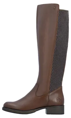 Produktbild von Rieker Damen Stiefel kniehoch mit elastischem Schaft-Einsatz Z9591, Größe:39 EU, Farbe:Braun