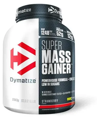 Image de Gainers - Dymatize - Super Mass Gainer (2943g) - Saveur Fraise