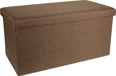 Produktbild von Aufbewahrungsbox Truhenbank Sitztruhe Textil 76 X 38 X 38 CM Braun