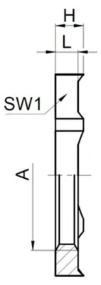 Produktbild von Jacob Sicherungsmutter 50.220 YPOT M20x1.5