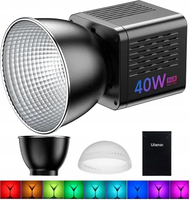 Image de Lampe LED RVB Filetage 1/4'' Studio éclairage continu 2500-6500K Ulanzi / L024 / 40W
