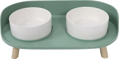 Zdjęcie produktu dla M-Pets Altitude Podwójna miska na stojaku 25 × 44 × 16 cm