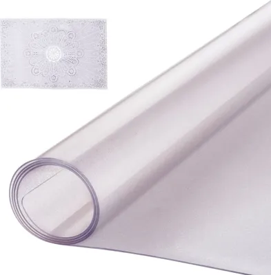 Produktbild von PVC ochranná fólia na stôl - obrus 914x1524mm - ochrana stola 1,5 mm - stolová fólia na kreatívnu prácu