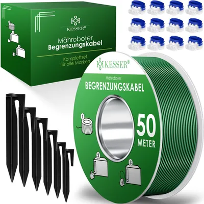 Produktbild von KESSER® Begrenzungskabel für Mähroboter, Rasenmäher & Rasenroboter Universal kompatibel