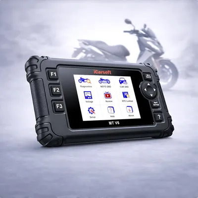 Produktbild von OBD2 Diagnosegerät Scanner iCarsoft MT V6 kompatibel mit GILERA Motorräder inkl. Adapter & e Updates
