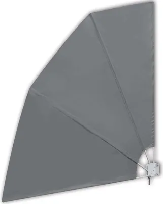 Produktbild von Faltbarer Balkonfächer Grau 210×210 cm