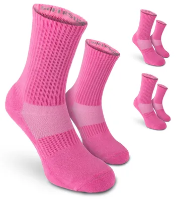 Obrázek produktu pro Safersox, tenisové ponožky, 3 páry, růžové, velikost 43-46