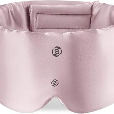 Produktbild von Famanu Schlafmaske - Hypoallergen, Lichtblockierend, Verstellbar - Rosa