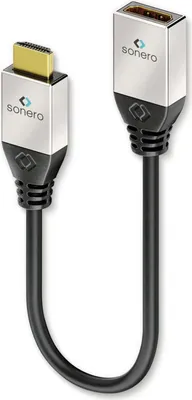 Produktbild von SONERO HDMI-Adapter Metallstecker, 0,25 m, Stecker/Kupplung