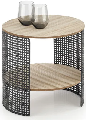 Produktbild von Halmar | Couchtisch - Schwarz/Natur - Elegantes Design - Hochwertige Materialien - Funktionalität