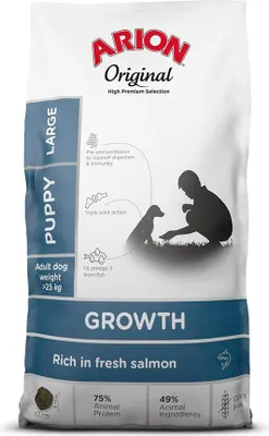 Obrázok produktu pre Arion Original Puppy Large Salmon 12 kg – s lososom