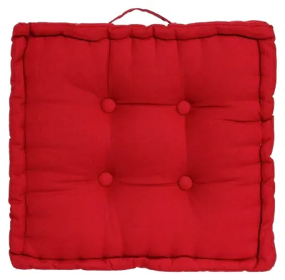 Produktbild von Atmosphera - Rotes Kissen für den Boden 40 × 40 cm