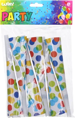 Image de Trompettes de fête TEČKY 20 cm, 6 pièces