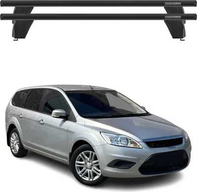 Produktbild von Menabo Dachträger Grundtäger für Ford Focus Turnier 2004-2011 75kg Alu Schwarz