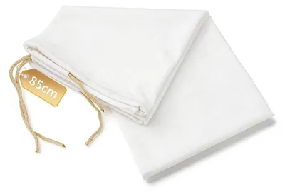 Strijkhoes 85 cm aus Baumwolle, hitzebeständig, mit Befestigungsbändern