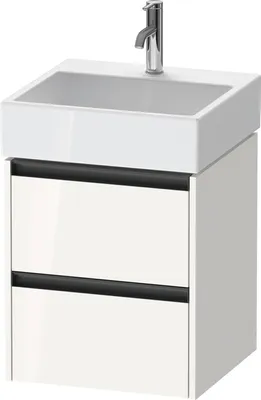 Zdjęcie produktu dla Duravit Ketho.2 - Szafka pod umywalkę 549x484x460 mm, 2 szuflady, biały błyszczący K25274022220000