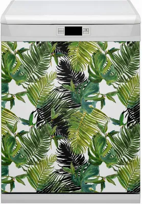 Produktbild von Abwaschbar 60x80 cm Geschirrspüle Magnetmatte Küche Dekorative  - Tropisch
