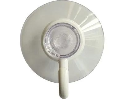 Obrázek produktu pro Walteco Přísavný háček, průměr 42 mm, transparentní, bílý