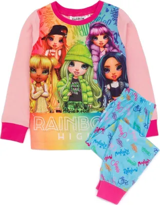 Produktbild von Rainbow High - Schlafanzug für Mädchen Langärmlig NS7493 (104) (Bunt)