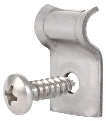 Produktbild von Alberts 50 x Spanndrahthalter Edelstahl mit Schraube 26 mm x 16 mm