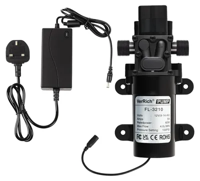 Membranpumpe 12V 100 PSI 4 L/min 18 mm Anschluss