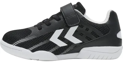 Produktbild von Hummel Root Elite Jr VC Klettverschluss Indoor Hallenschuhe Sportschuhe schwarz/weiß 215026-2001, Schuhgröße:29 EU