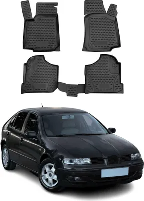 Immagine prodotto di 1999-2005 Seat Leon tappetini TPE nero 4 pezzi