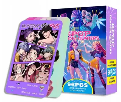 Image de Lomo K-Pop Demon Hunters Cards – 60 Cards + 32 Stickers v3