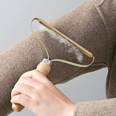 Fusselentferner für Kleidung – Metall & Holz, 60 g