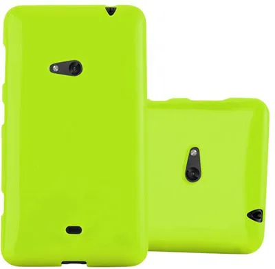 Produktbild von Cadorabo Schutzhülle für Nokia Lumia 625 Hülle in Grün TPU Etui Hülle Case Cover