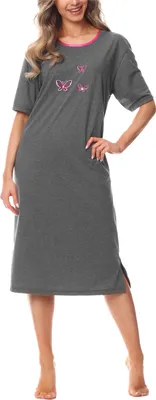 Image de Chemise de nuit à manches courtes pour femme Merry Style 91LW1 (mélange foncé (manches courtes), 38 (taille du fabricant : M))
